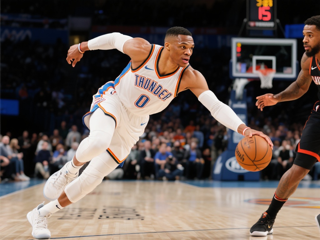 威少今日送5次抢断,追平赛季单场最佳表现 个人能力与数据的碰撞:超越普通控卫
很